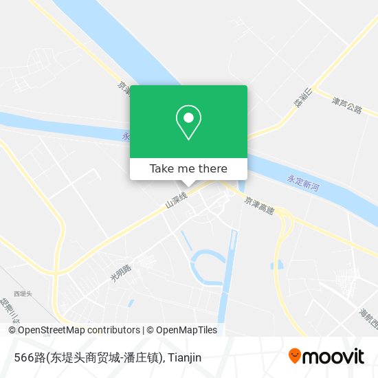 566路(东堤头商贸城-潘庄镇) map