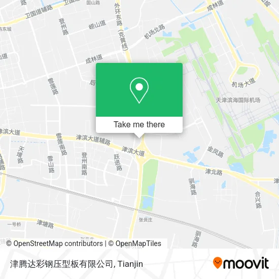 津腾达彩钢压型板有限公司 map