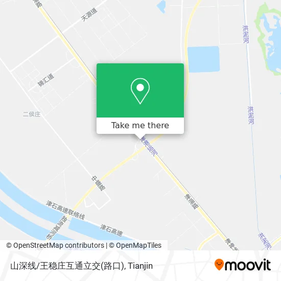 山深线/王稳庄互通立交(路口) map