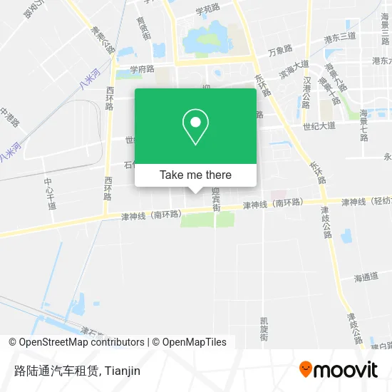 路陆通汽车租赁 map