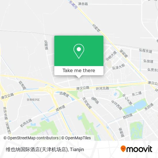 维也纳国际酒店(天津机场店) map