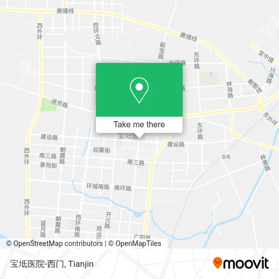 宝坻医院-西门 map