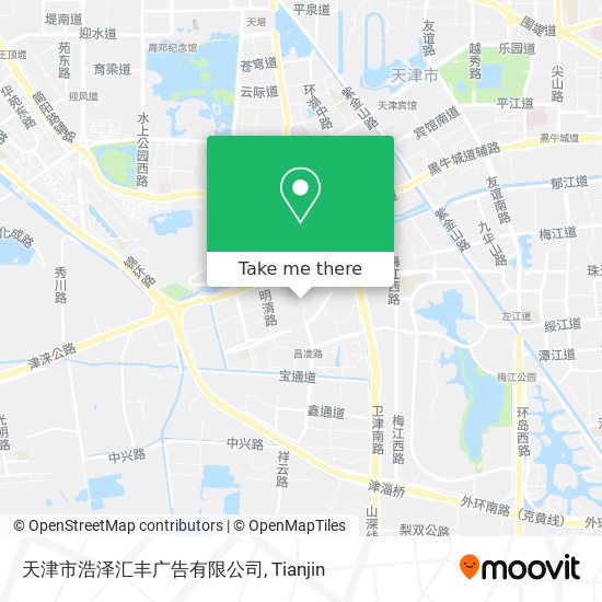 天津市浩泽汇丰广告有限公司 map