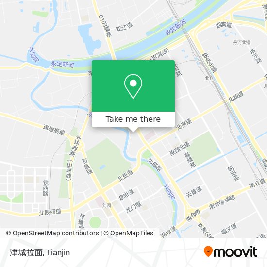 津城拉面 map