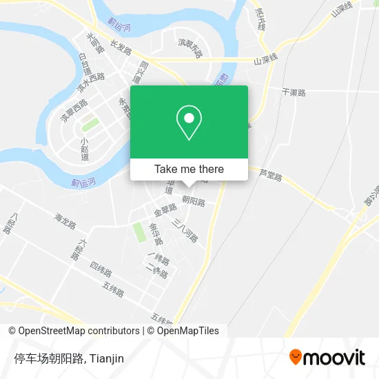 停车场朝阳路 map