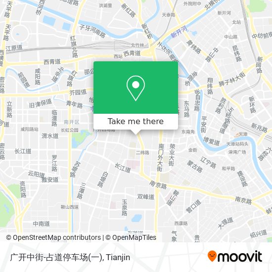 广开中街-占道停车场(一) map