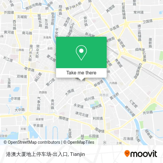 港澳大厦地上停车场-出入口 map