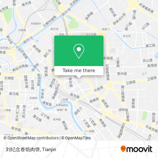 刘纪念卷馅肉饼 map