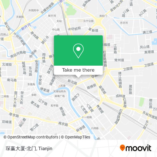 琛赢大厦-北门 map