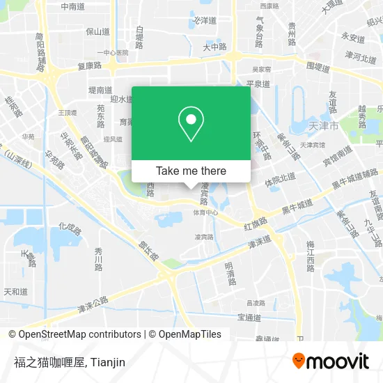 福之猫咖喱屋 map