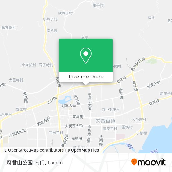 府君山公园-南门 map