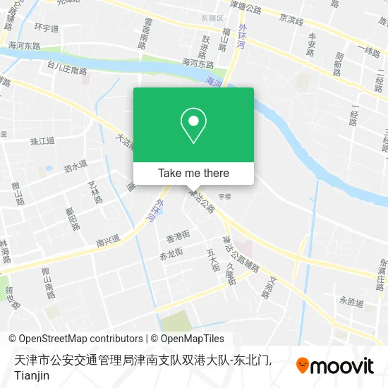天津市公安交通管理局津南支队双港大队-东北门 map