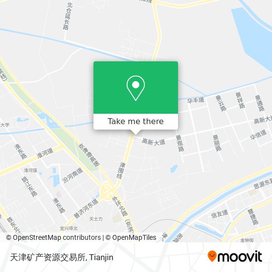 天津矿产资源交易所 map