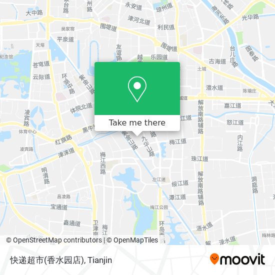 快递超市(香水园店) map