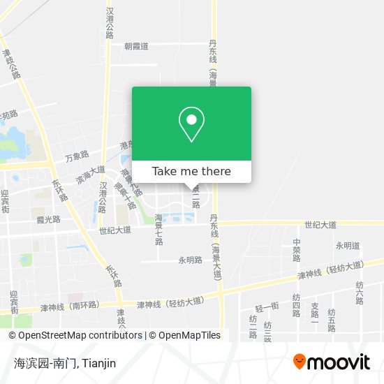 海滨园-南门 map