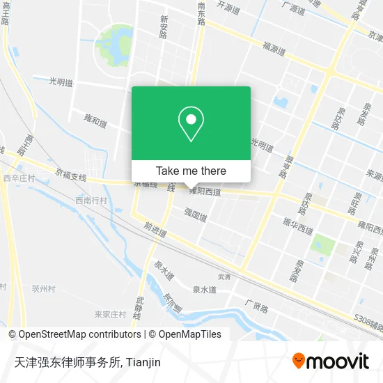 天津强东律师事务所 map