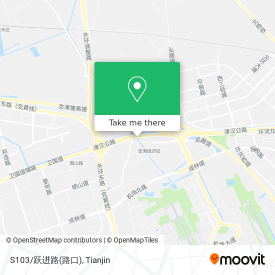 S103/跃进路(路口) map