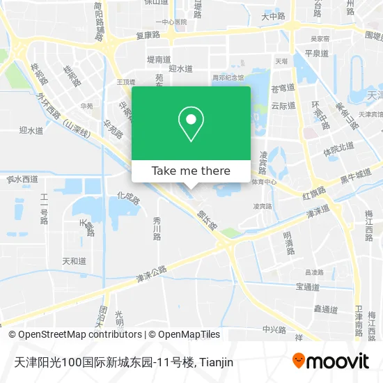 天津阳光100国际新城东园-11号楼 map