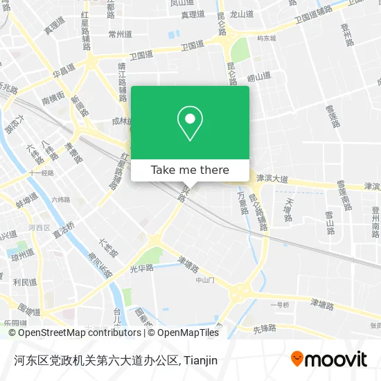 河东区党政机关第六大道办公区 map