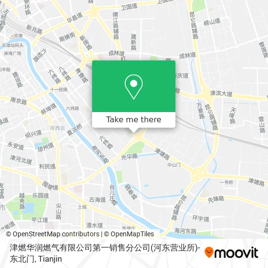 津燃华润燃气有限公司第一销售分公司(河东营业所)-东北门 map