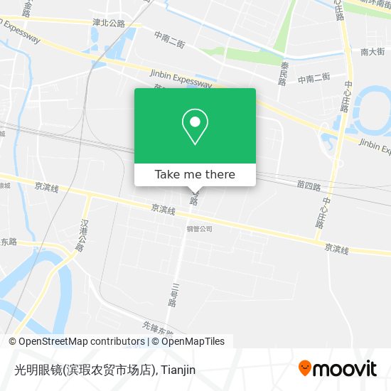 光明眼镜(滨瑕农贸市场店) map