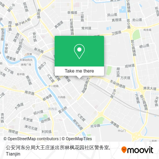 公安河东分局大王庄派出所林枫花园社区警务室 map