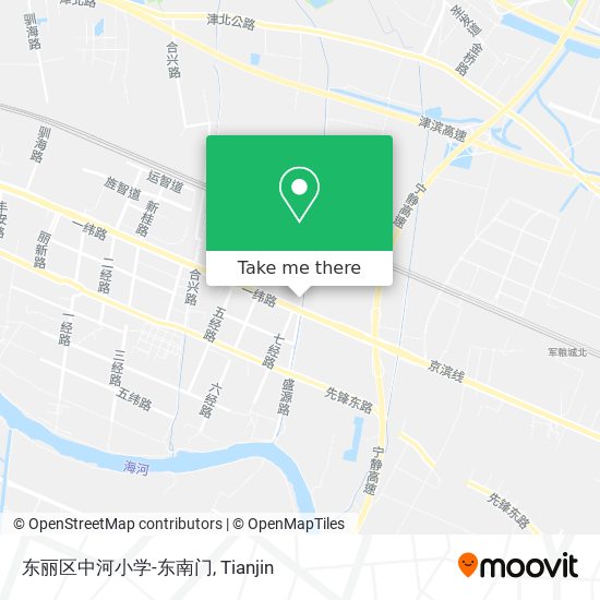 东丽区中河小学-东南门 map