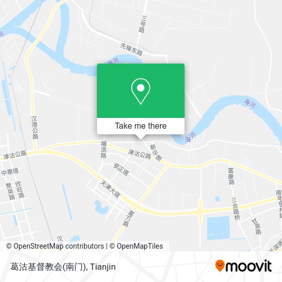 葛沽基督教会(南门) map