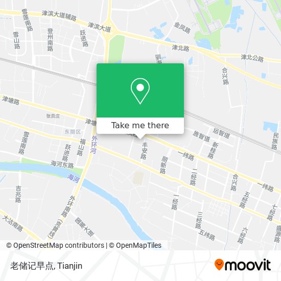 老储记早点 map