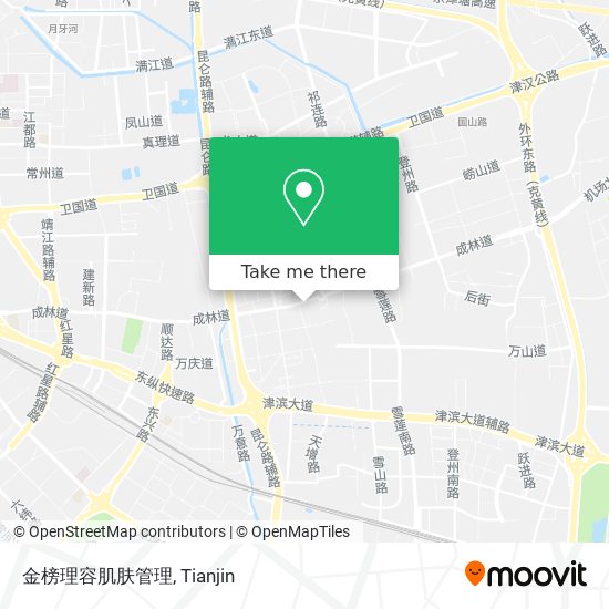金榜理容肌肤管理 map