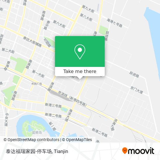 泰达福瑞家园-停车场 map