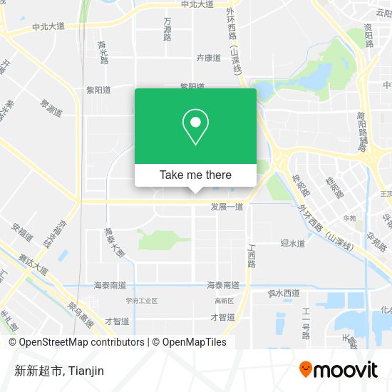 新新超市 map