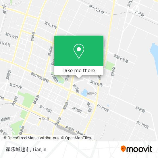 家乐城超市 map