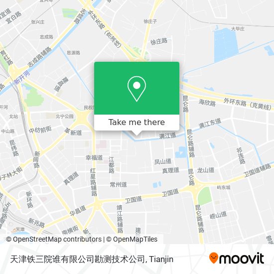 天津铁三院谁有限公司勘测技术公司 map