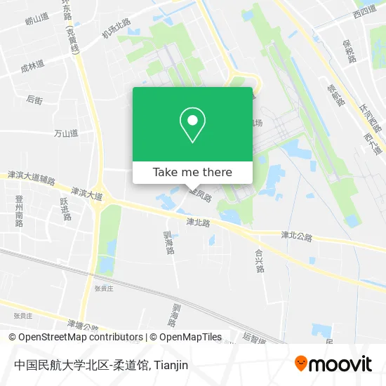 中国民航大学北区-柔道馆 map