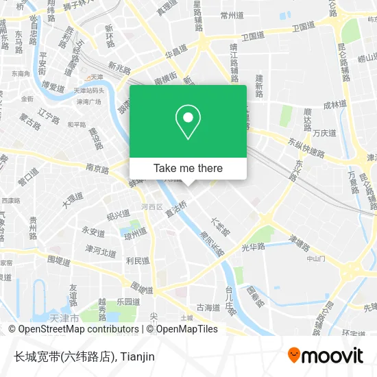 长城宽带(六纬路店) map