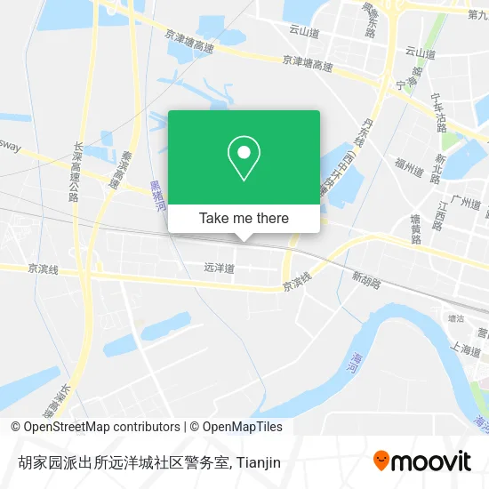 胡家园派出所远洋城社区警务室 map