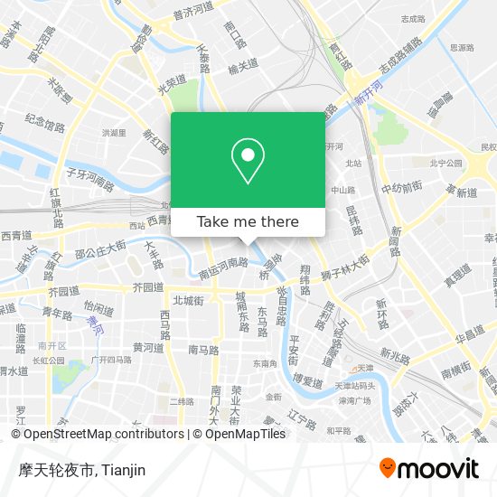 摩天轮夜市 map