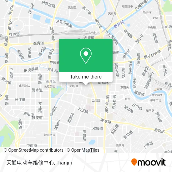 天通电动车维修中心 map