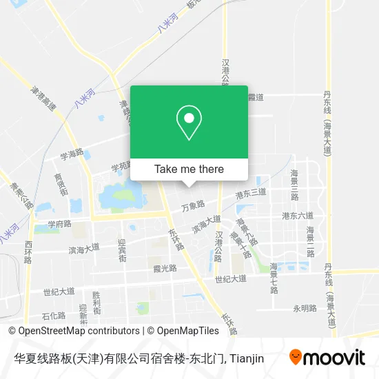 华夏线路板(天津)有限公司宿舍楼-东北门 map