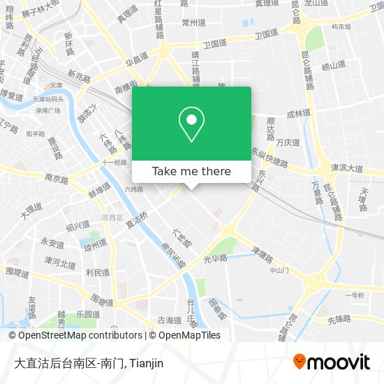 大直沽后台南区-南门 map
