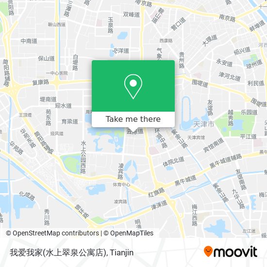 我爱我家(水上翠泉公寓店) map