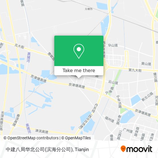 中建八局华北公司(滨海分公司) map