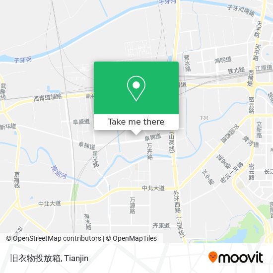 旧衣物投放箱 map