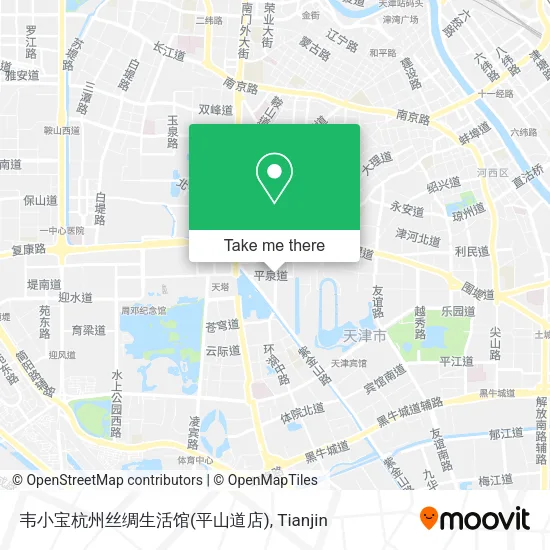 韦小宝杭州丝绸生活馆(平山道店) map