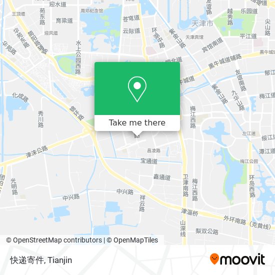 快递寄件 map