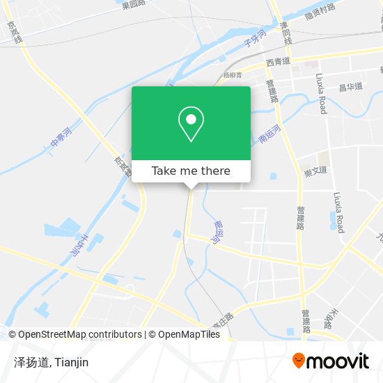 泽扬道 map