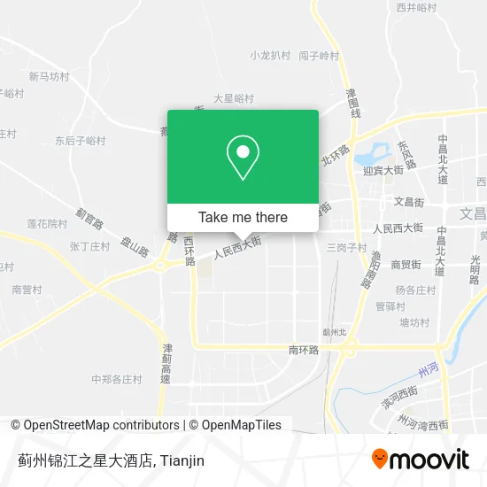 蓟州锦江之星大酒店 map