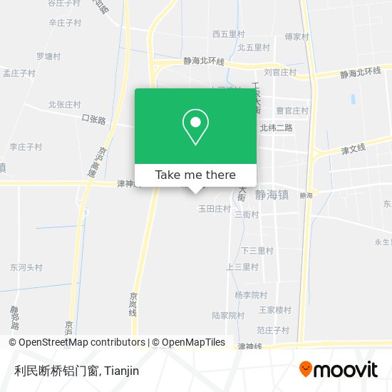 利民断桥铝门窗 map