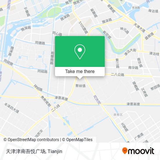 天津津南吾悦广场 map
